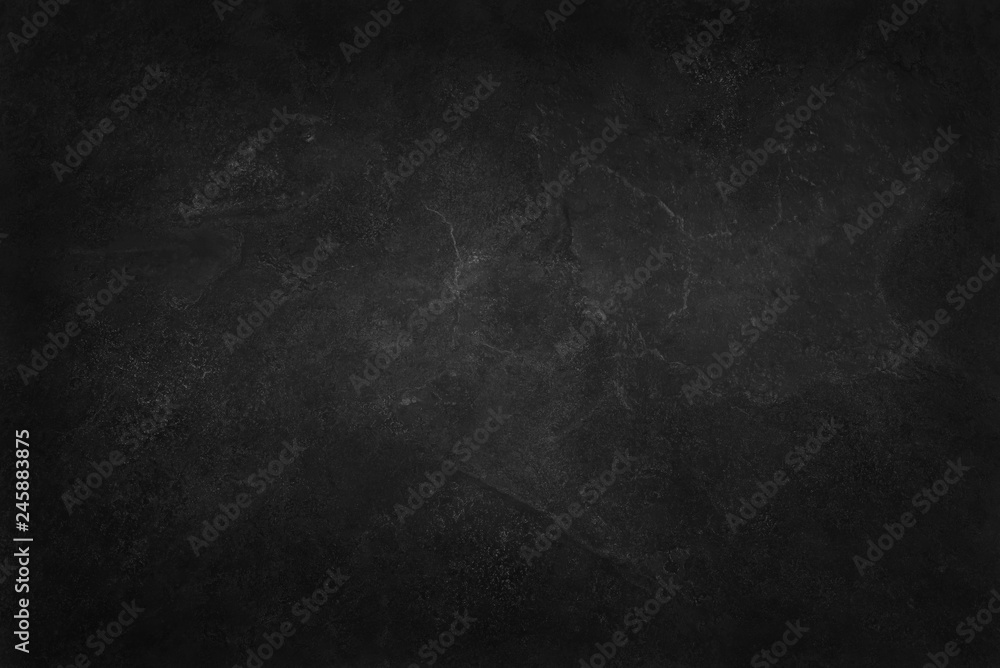 Wall mural dark grey black slate texture in natural pattern with high resolution for background and design art 