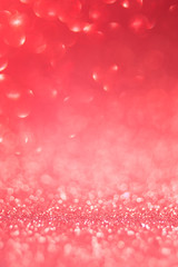 Abstract glitter red background for card and invitation