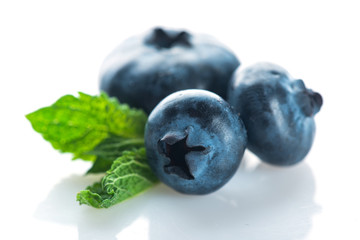 Blueberry. Fresh berries isolated on white background