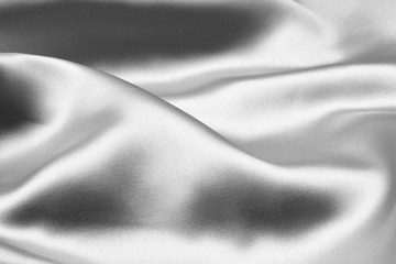 Silver wavy silk background texture
