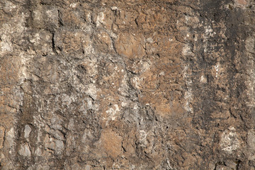 Rough stone wall high resolution close-up texture