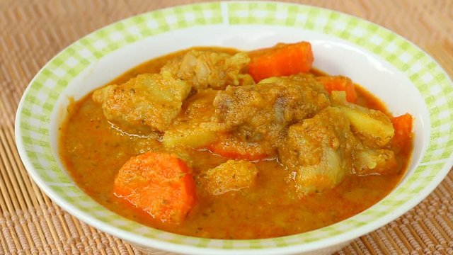 Kari curry  in bowl, Indian food
