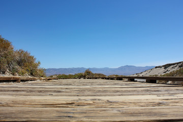 flat desert landscape