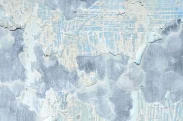 塗装が剥げたブリキ板