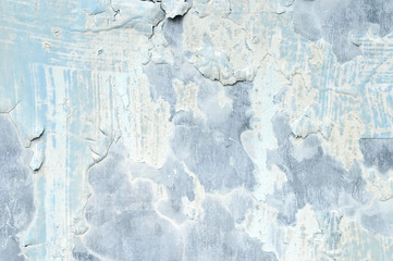 塗装が剥げたブリキ板