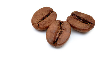 coffee beans on white background large