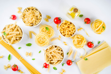 Italian pasta assortment
