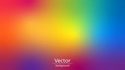 Deurstickers abstract color rainbow background © prat