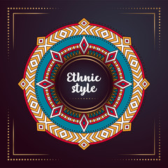 Gold background with mandala