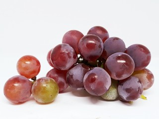 bunch of red grapes