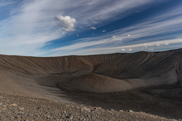 Naklejka premium Hverfjall crater, Myvatn Iceland