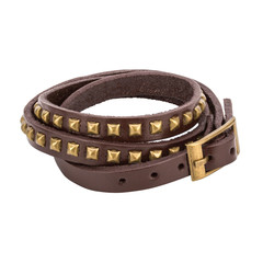 Fashion male bracelet isolated on white