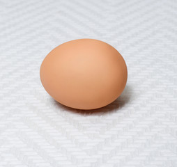 chicken egg on a white background