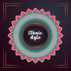 Gold background with mandala