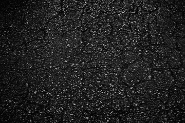 Texture road, Dark surface road with cracks.