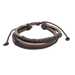 Fashion male bracelet isolated on white