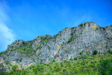 Fototapeta premium Mountains, cliffs and sky.
