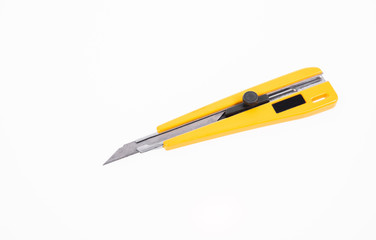 knife or cutter on white background