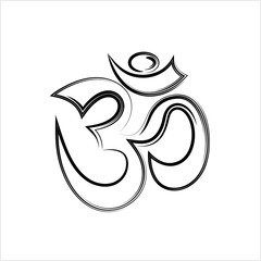 Aum (Om) The Holy Motif Design