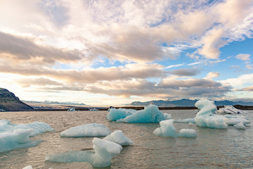 Icebergs of Jokulsarlon, Iceland