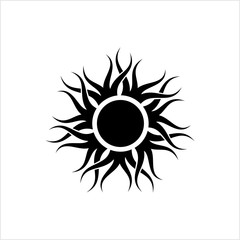 Tattoo Sun, Flame Tribal