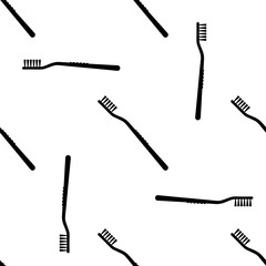 Fototapeta premium Toothbrush Icon Seamless Pattern, Toothbrush