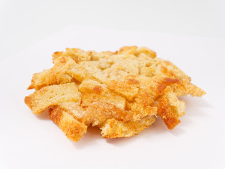 ruddy bread poultry meat metropolitan in crackers.