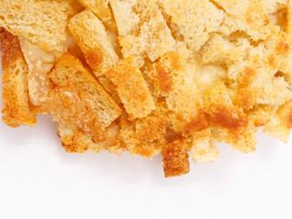 ruddy bread poultry meat metropolitan in crackers.