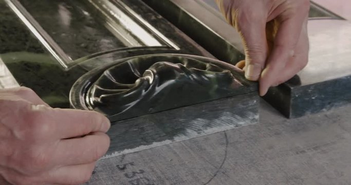 Mason mounts decorative element made of stone