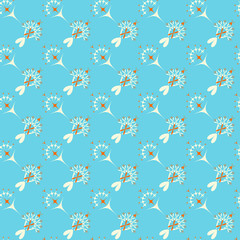 Abstract vector pattern illustration. Seamless ornament, textile background