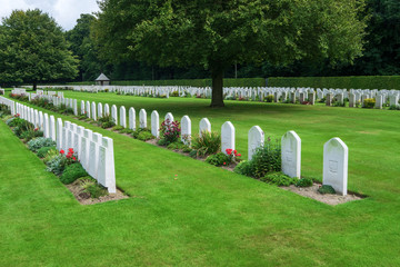 Britischer Ehrenfriedhof im Reichswald bei Goch