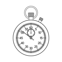 Vector design of clock and time logo. Set of clock and circle stock symbol for web.