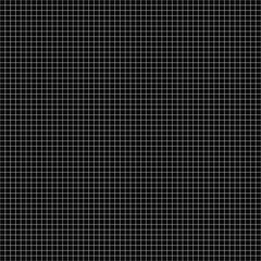 Vector seamless geometric pattern. Grid texture. Black-and-white graph paper background. Monochrome checkered paper design. Vector EPS 10