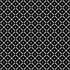 Vector seamless pattern. Elegant geometric texture. Black-and-white background. Monochrome design. Vector EPS 10