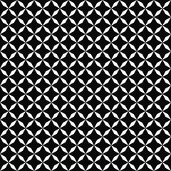 Vector seamless pattern. Geometric texture. Black-and-white background. Monochrome design. Vector EPS 10