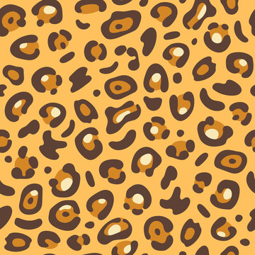 Leopard fur print - trendy colorful background.