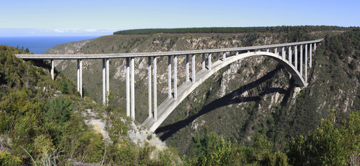Panorama einer Brücke in Südafrika