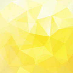Abstract geometric style yellow background. Vector illustration