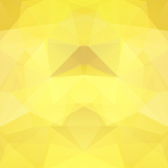 Polygonal yellow vector background. Can be used in cover design, book design, website background. Vector illustration