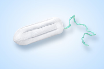 tampon isolated close up