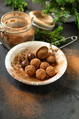 candies sugar free stuffing dried fruits (sweets handmade). top copy space