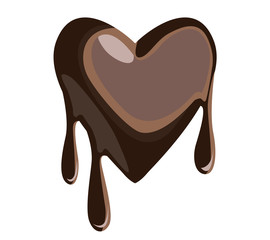 an image of a heart of red color of an unusual shape