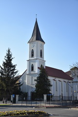 Fototapeta na wymiar BISTRITA - reformed church 