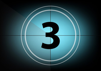 Countdown number three