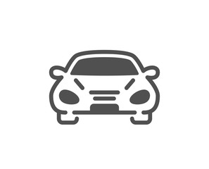 Car transport icon. Transportation vehicle sign. Driving symbol. Quality design element. Classic style icon. Vector