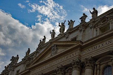Fototapeta na wymiar Vatican - Saint Peter’s Square Rome Italy