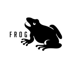 vector illustration of frog design