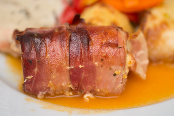 white flowers with drops