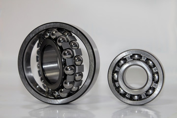 two radial ball bearings