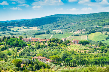 Fototapeta na wymiar Landscape of Tuscany, Italy